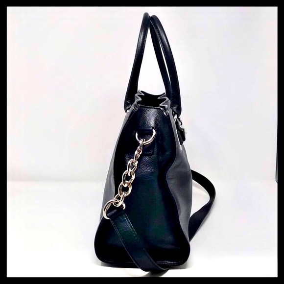 Michael Kors Hamilton Large East West Soft Pebbled Leather Satchel Bag - Picture 4 of 9